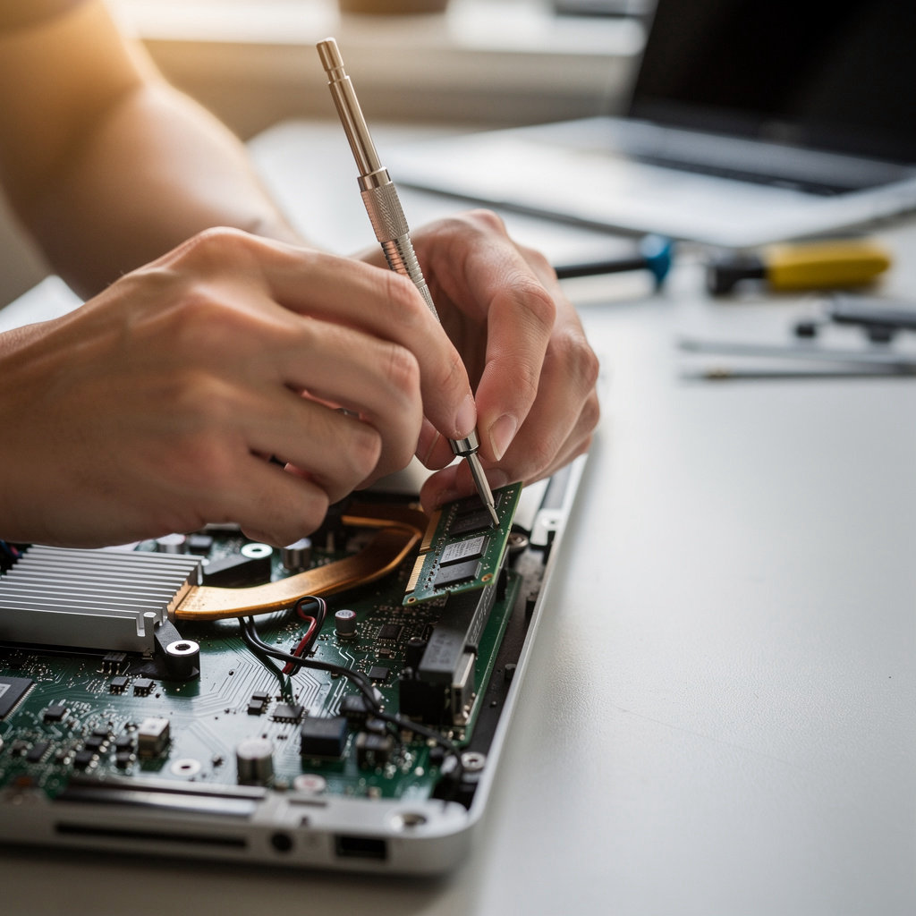 La Jolla Computer Guy technician providing expert computer repair and IT services in San Diego